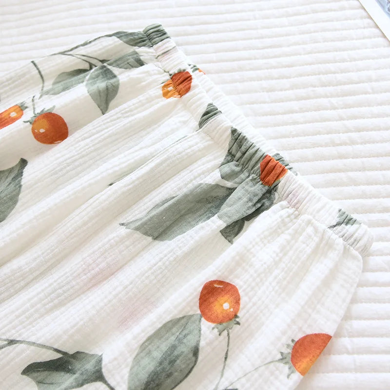Women’s Cotton Kimono Pajama Set