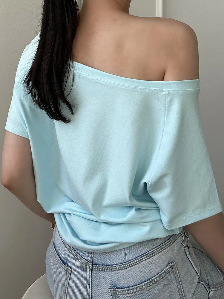Off-Shoulder Oversized T-Shirt