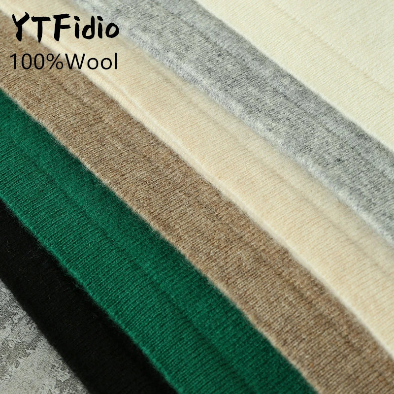 Wool V-Neck Sleeveless Knit