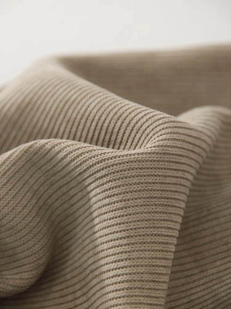 High Waist Corduroy Fleece Pants