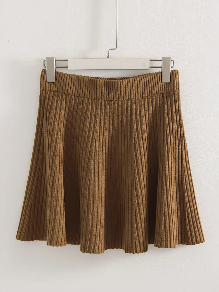 Knit Sweater & Mini Skirt Co-Ord