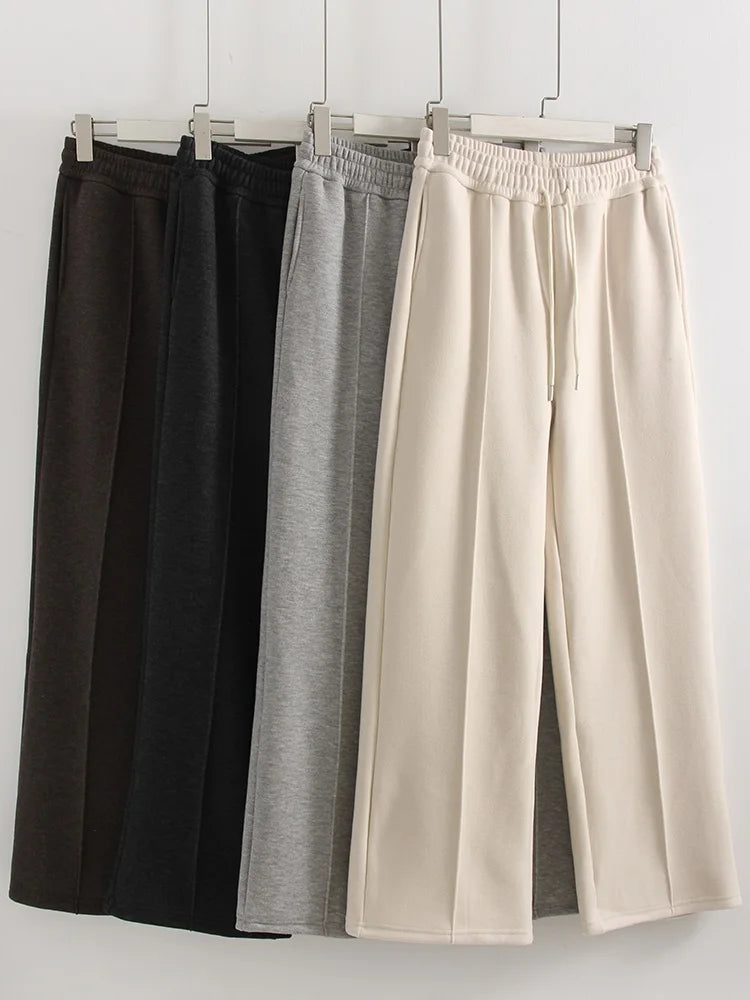 High Waist Wide-Leg Trousers
