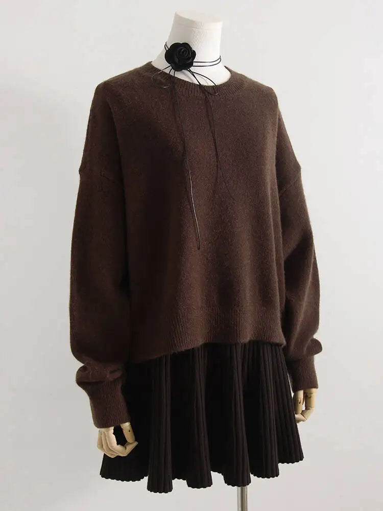 Knit Sweater & Mini Skirt Co-Ord