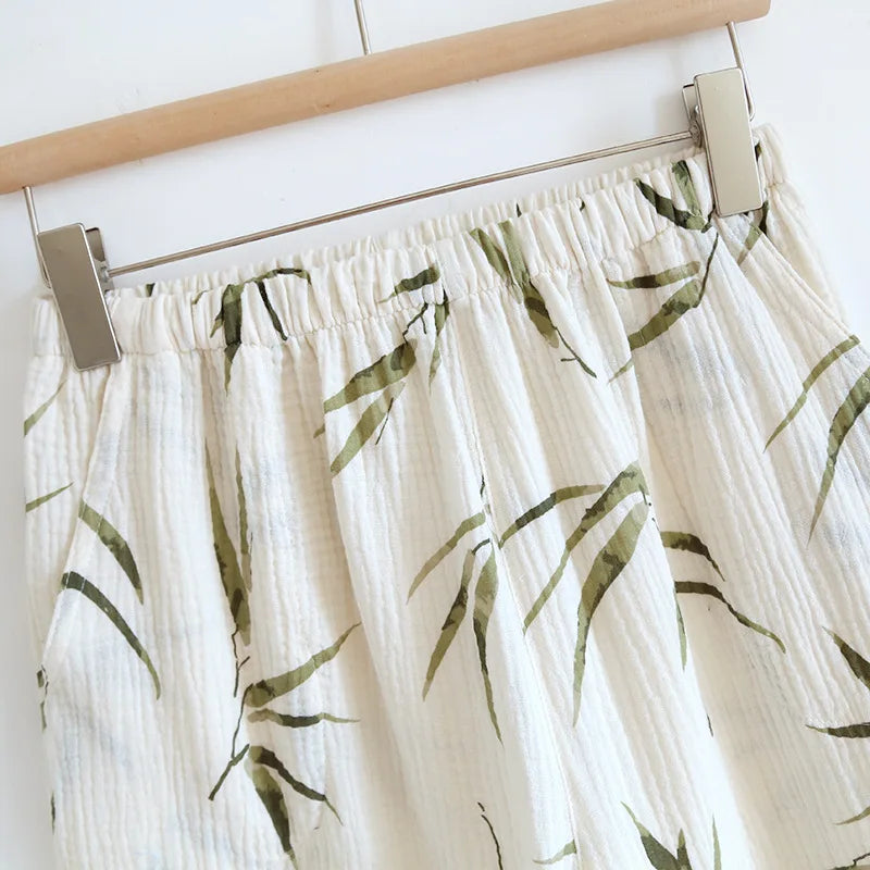 Women’s Pure Cotton Crepe Pajama Set