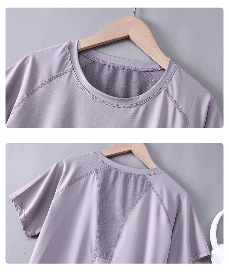 Quick Dry Sports T Shirt Loose Fit Summer Training Top