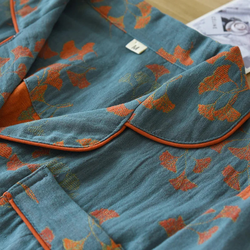 Women’s Cotton Jacquard Pajama Set