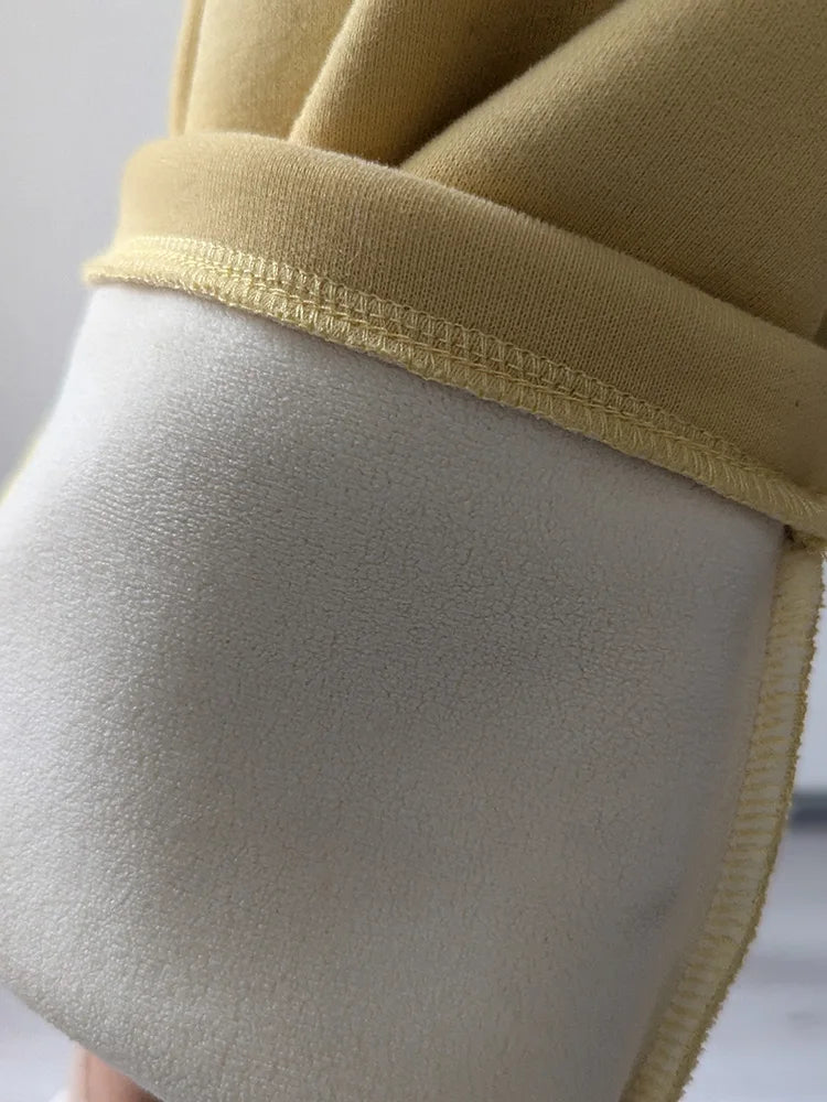 Wide-Leg Fleece Sweatpants