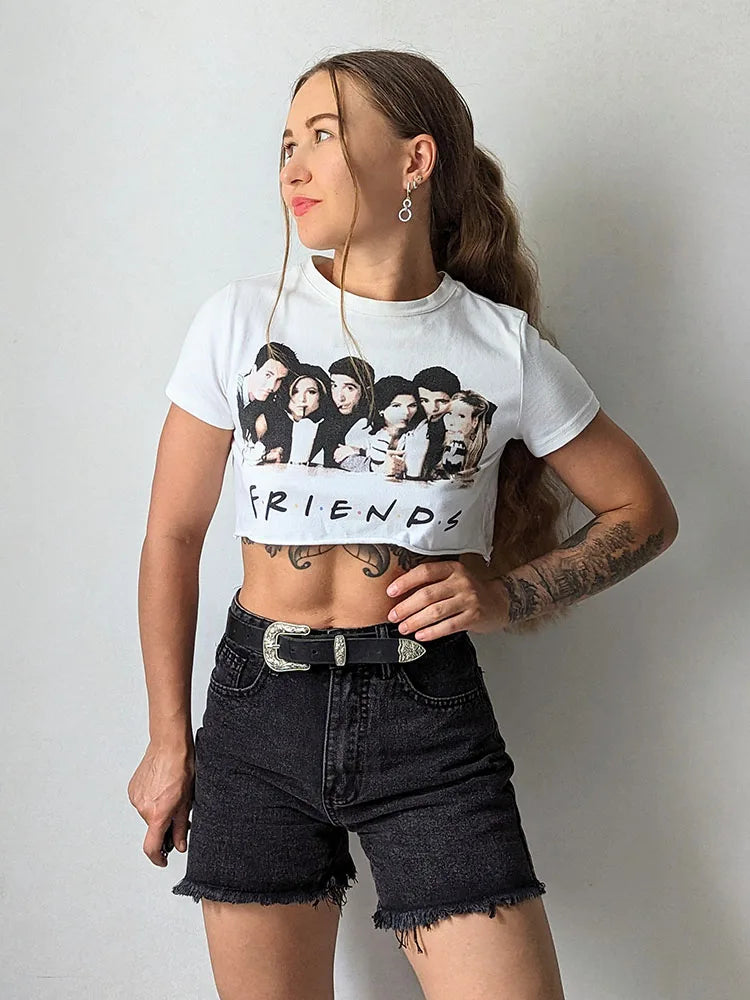 High Waist Blue Denim Shorts