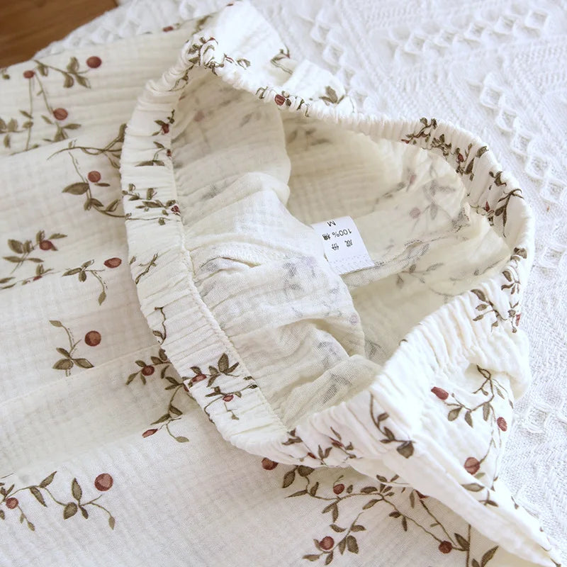 Women’s Soft Cotton Crepe Pajama Set