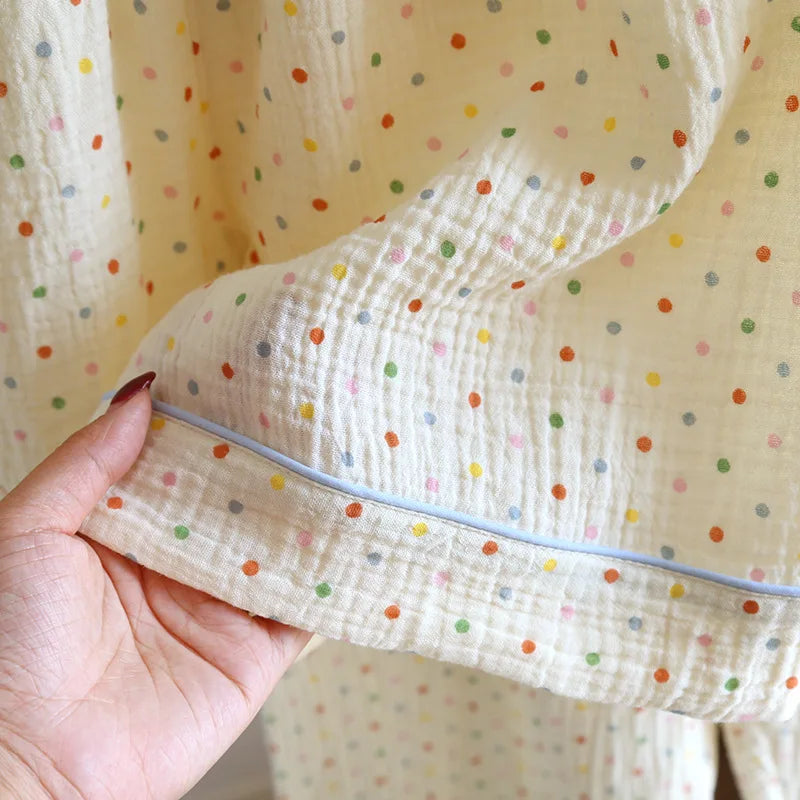 Women’s Cotton Crepe 3-Piece Pajama Set