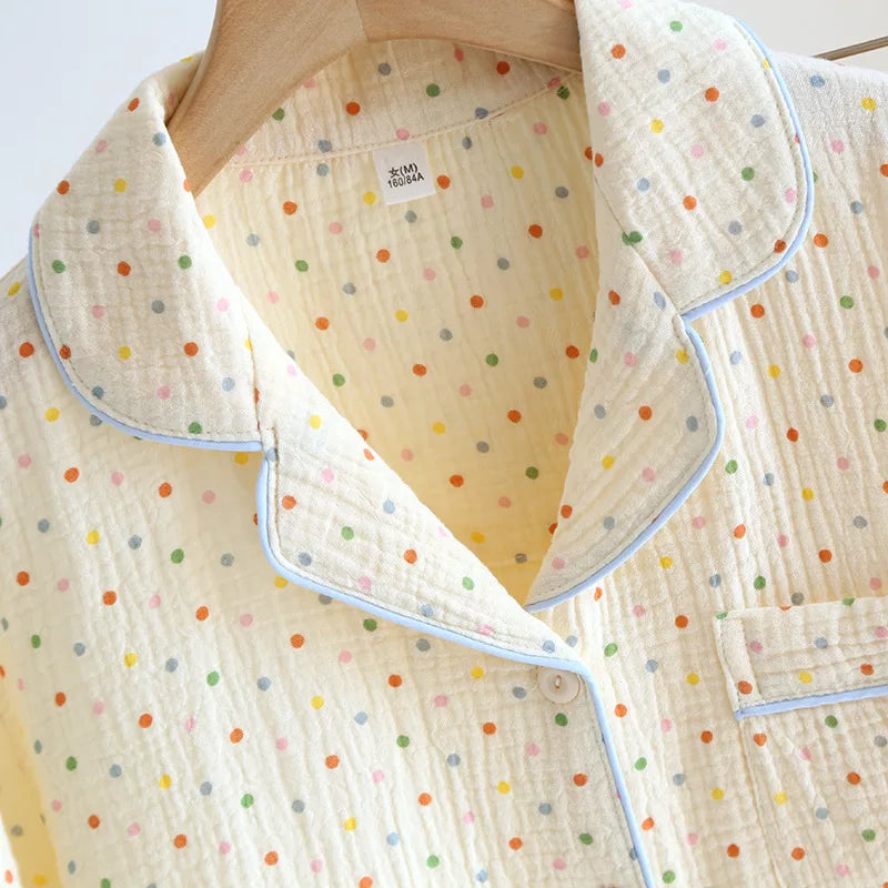 Women’s Cotton Crepe 3-Piece Pajama Set