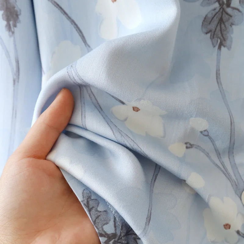 Women’s Cotton-Silk Pajama Set