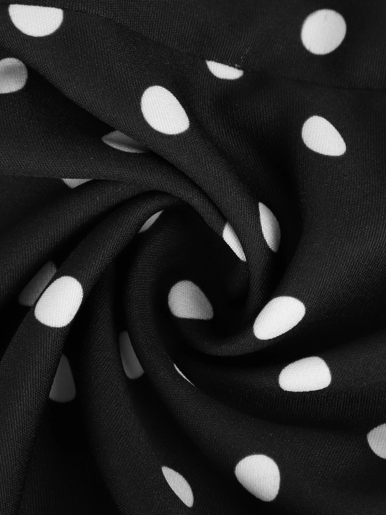 Polka Dot Off-Shoulder Backless Halter Mini Dress