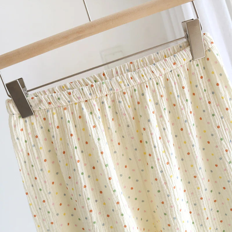 Women’s Cotton Crepe 3-Piece Pajama Set