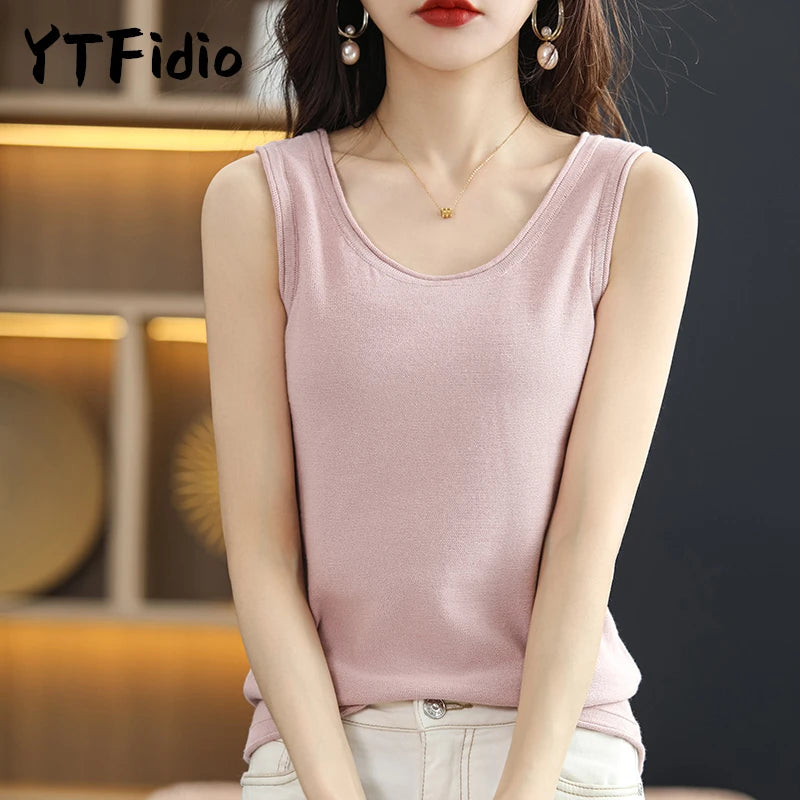 Cotton Sleeveless Tank Top