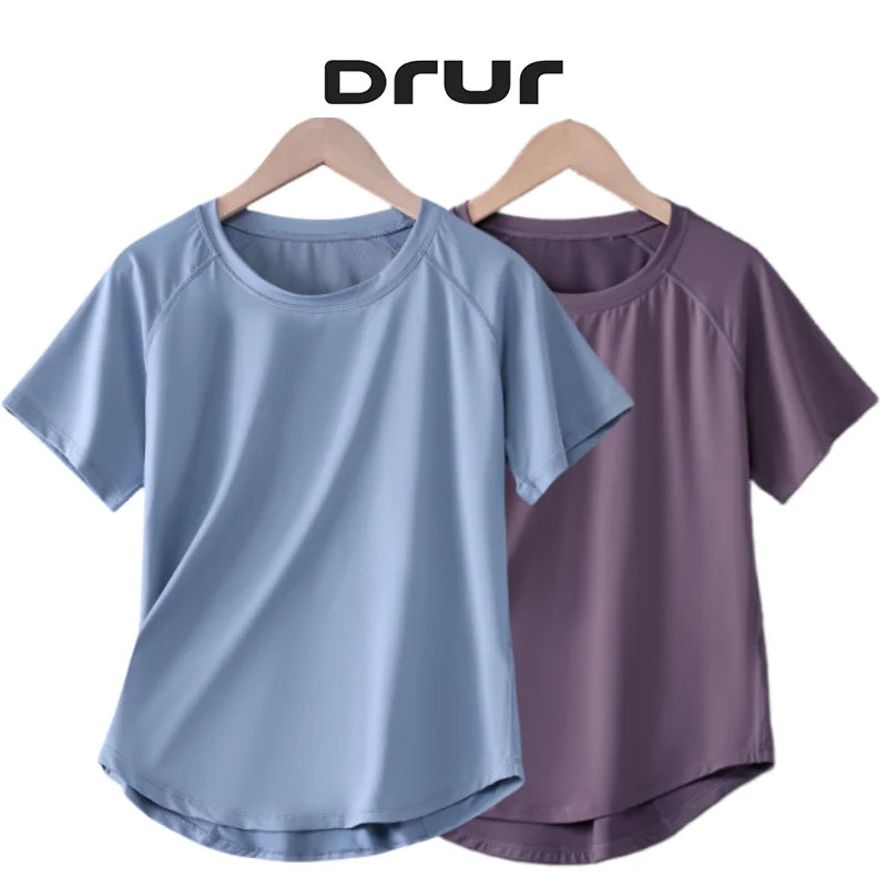 Quick Dry Sports T Shirt Loose Fit Summer Training Top