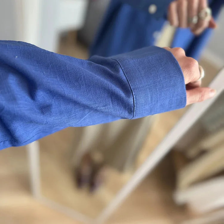 Oversized Cotton-Linen Shirt