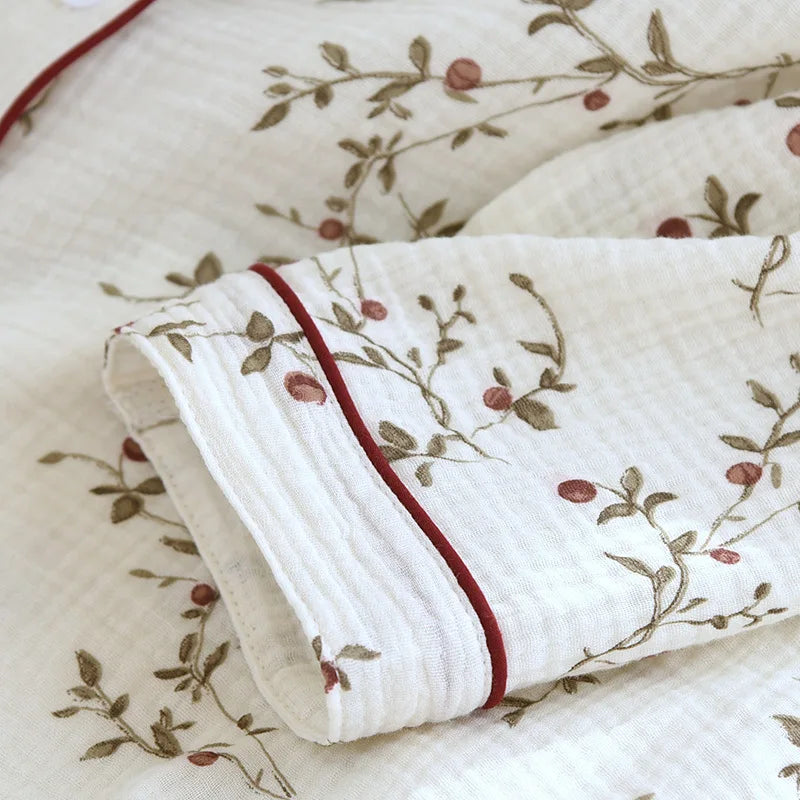 Women’s Soft Cotton Crepe Pajama Set