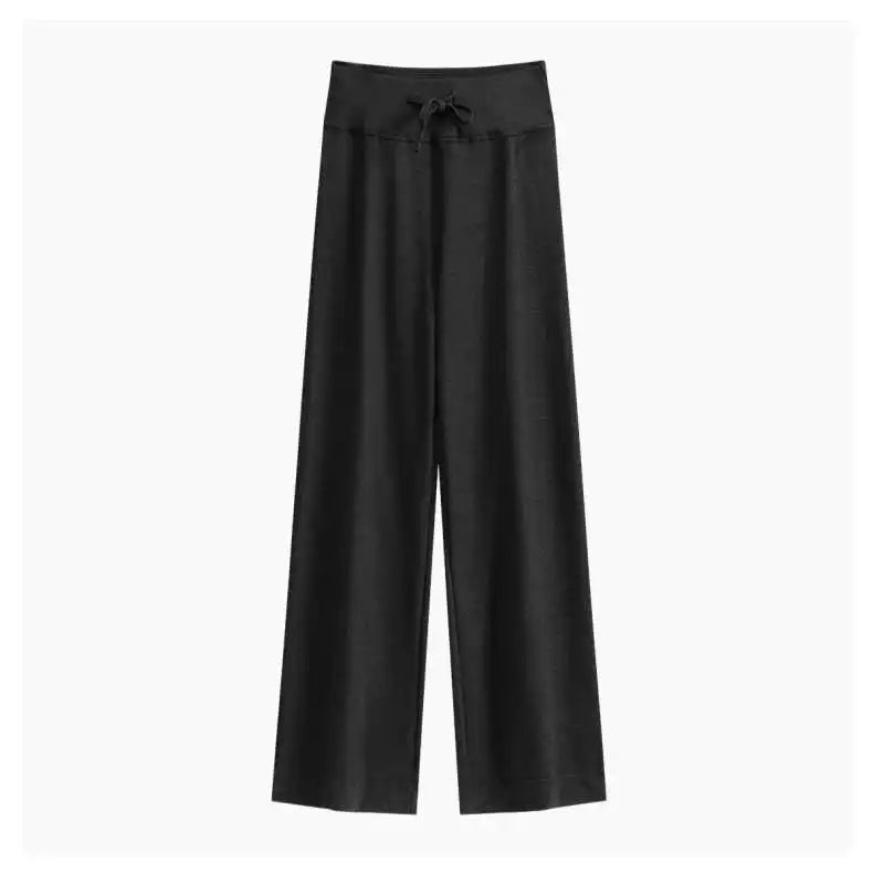 allvariants:: Black wide-leg pants on a white background