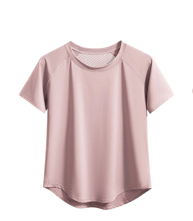 allvariants:: Pink t-shirt on a white background with 'Colorful' label.