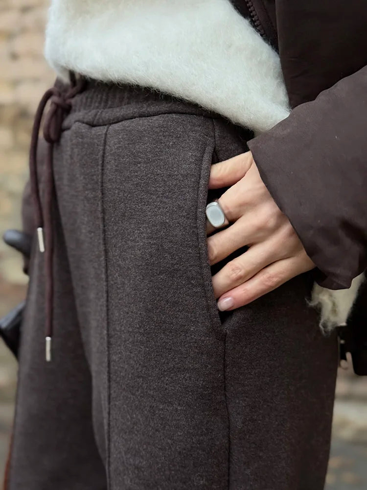 High Waist Wide-Leg Trousers