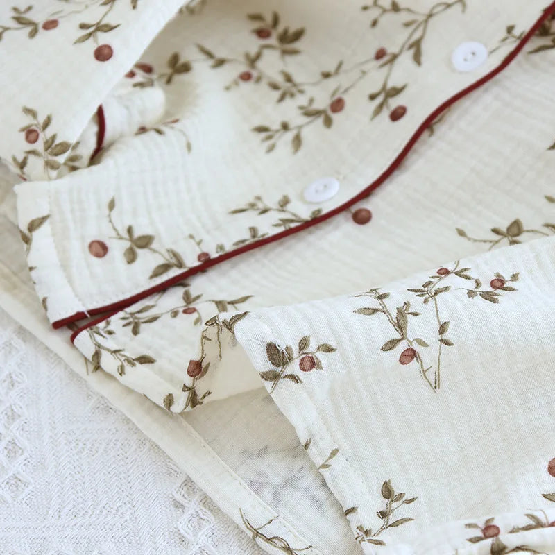 Women’s Soft Cotton Crepe Pajama Set