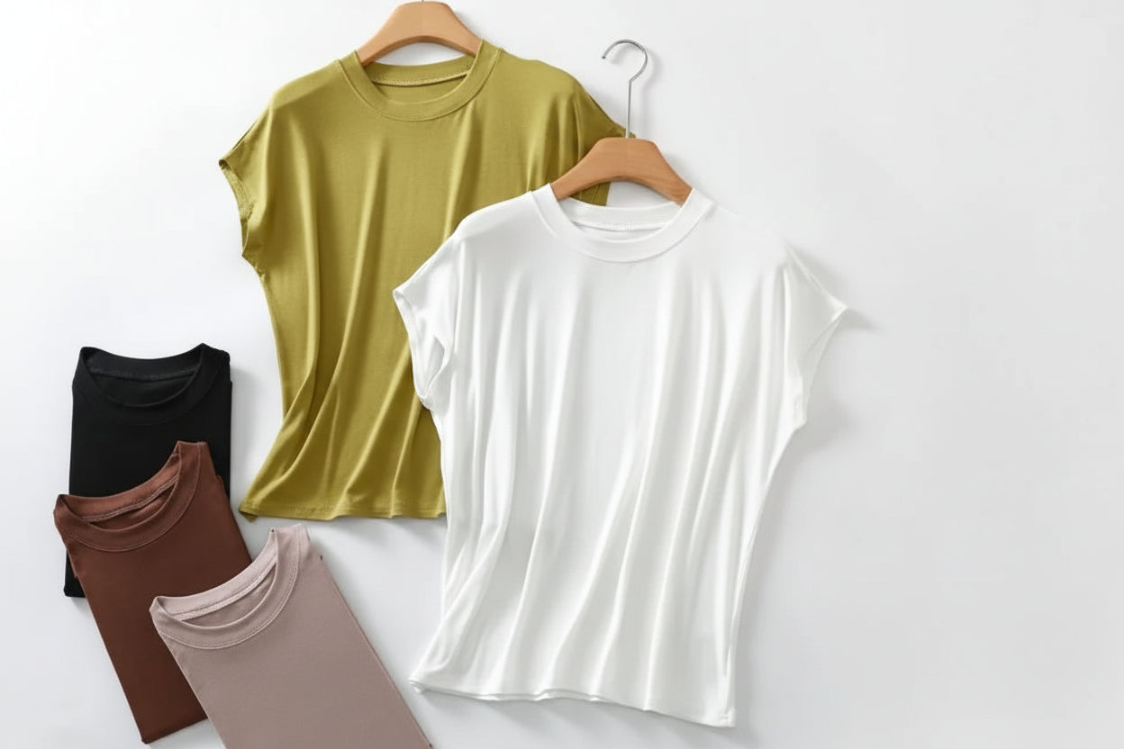 Women’s Pure Cotton Short Sleeve Sleep Top