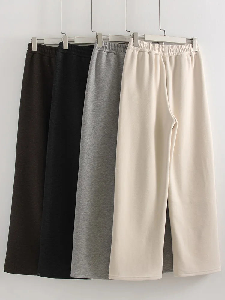 High Waist Wide-Leg Trousers
