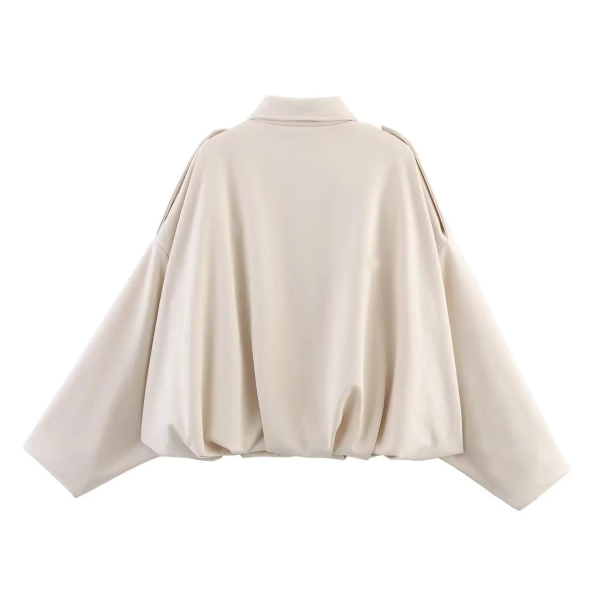 Beige:: cape on a white background