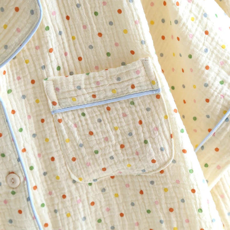 Women’s Cotton Crepe 3-Piece Pajama Set