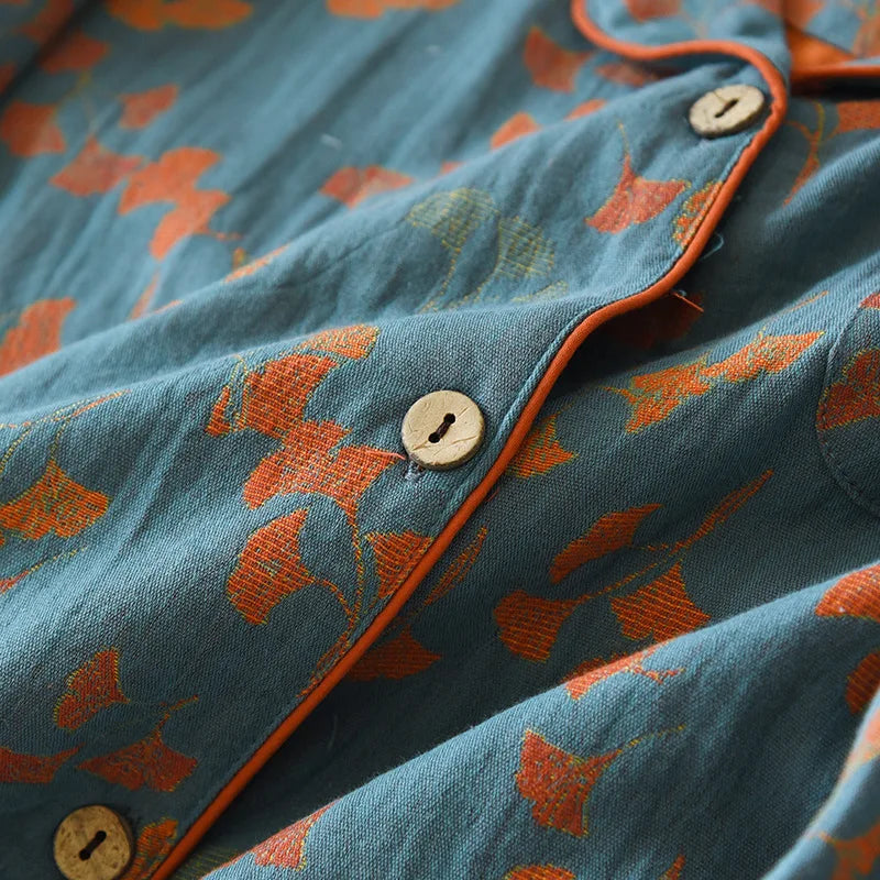 Women’s Cotton Jacquard Pajama Set