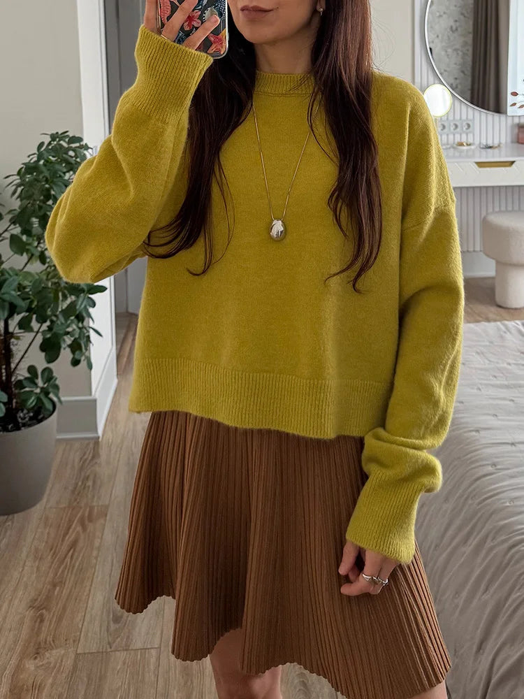 Knit Sweater & Mini Skirt Co-Ord