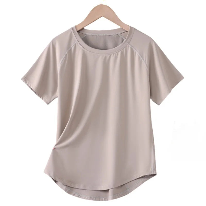 Quick Dry Sports T Shirt Loose Fit Summer Training Top