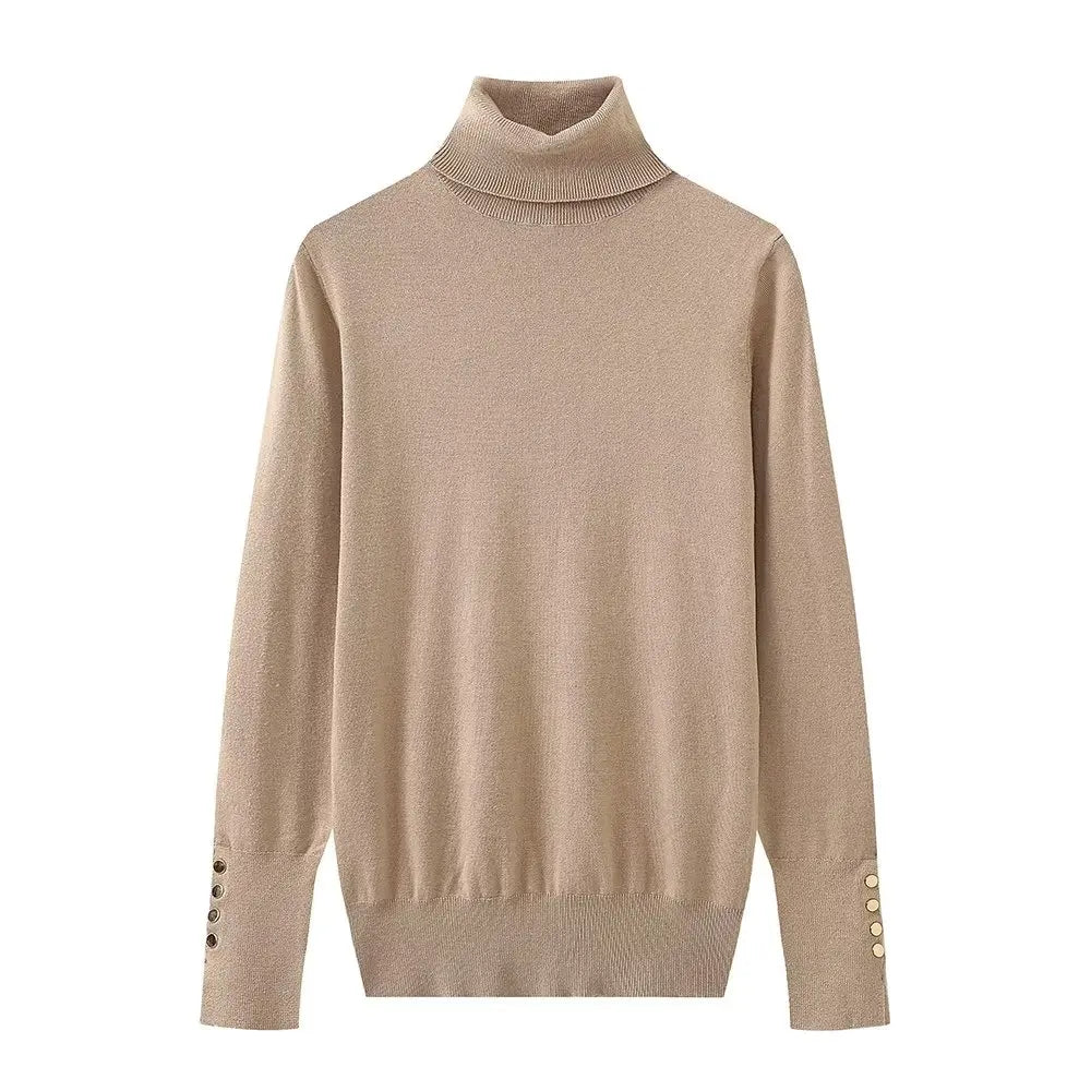 Classic Turtleneck Knit Sweater