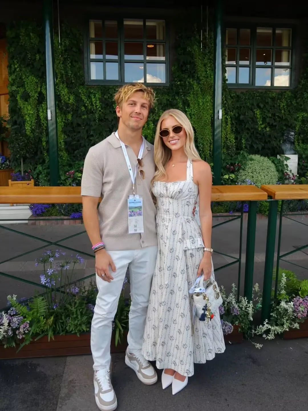 Floral Halter Backless A-Line Midi Dress