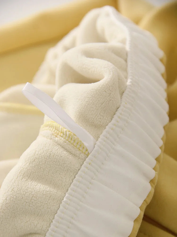 Wide-Leg Fleece Sweatpants