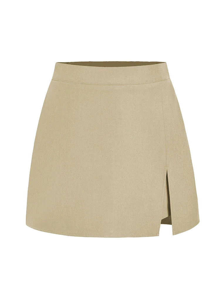 High Waist Mini Skort