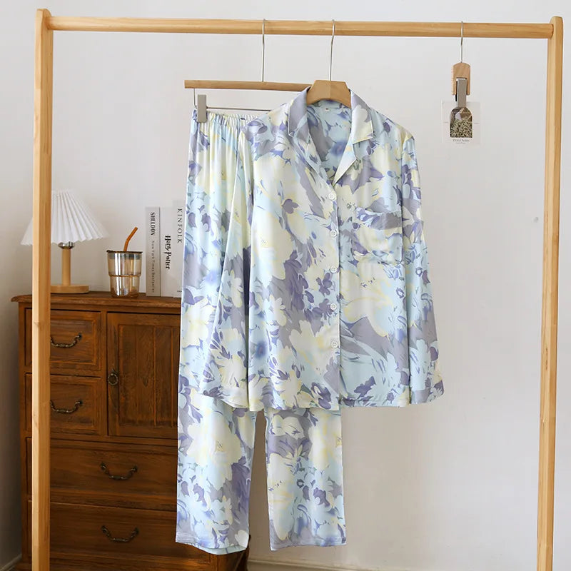 Women’s Cotton-Silk Pajama Set