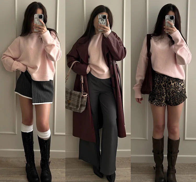 Knit Sweater & Mini Skirt Co-Ord