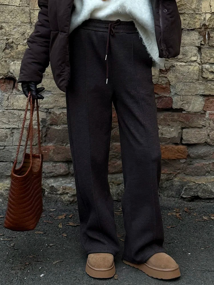 High Waist Wide-Leg Trousers