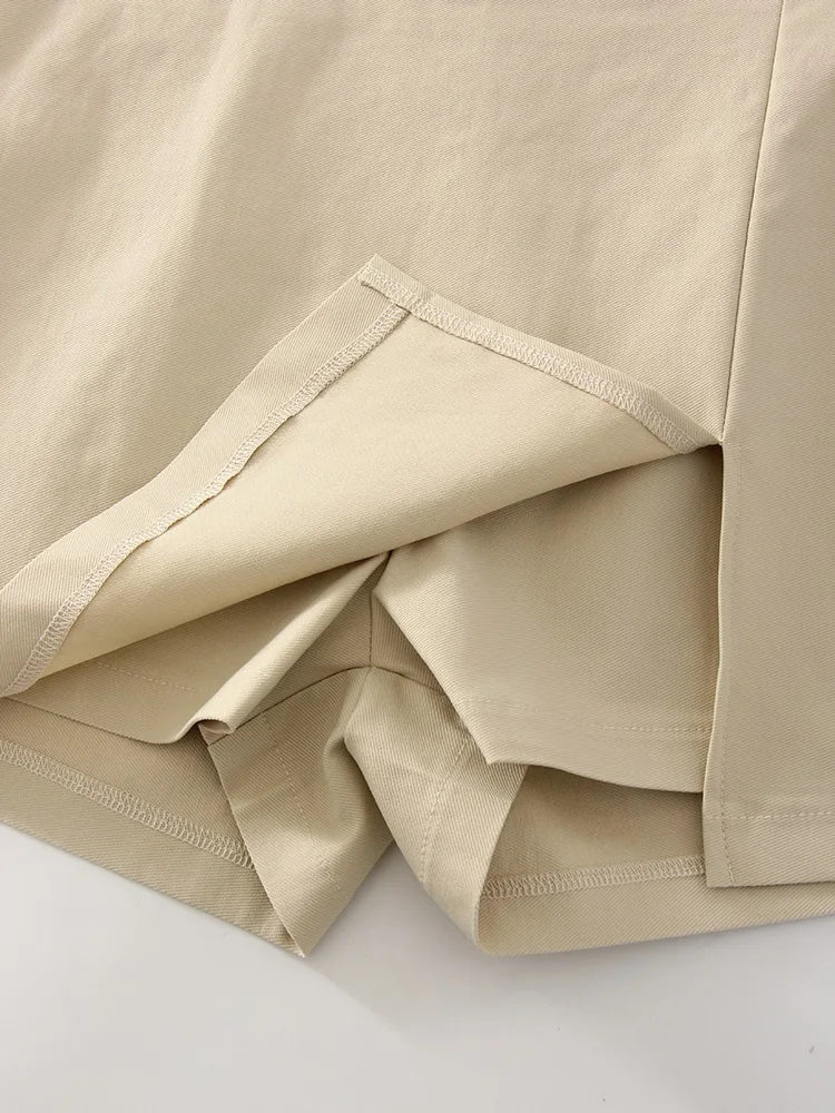 High Waist Mini Skort