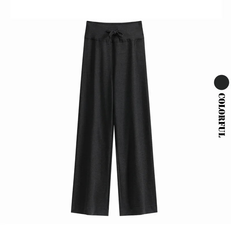 Women’s Wide-Leg Yoga Pants with Pockets