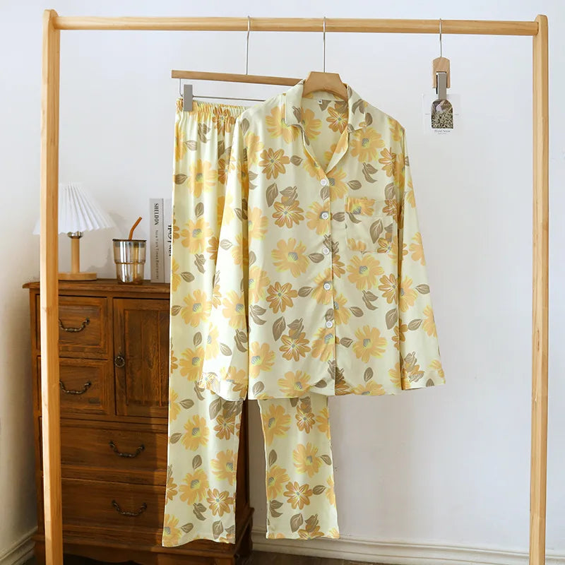 Women’s Cotton-Silk Pajama Set