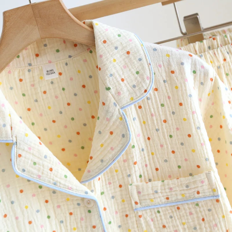 Women’s Cotton Crepe 3-Piece Pajama Set