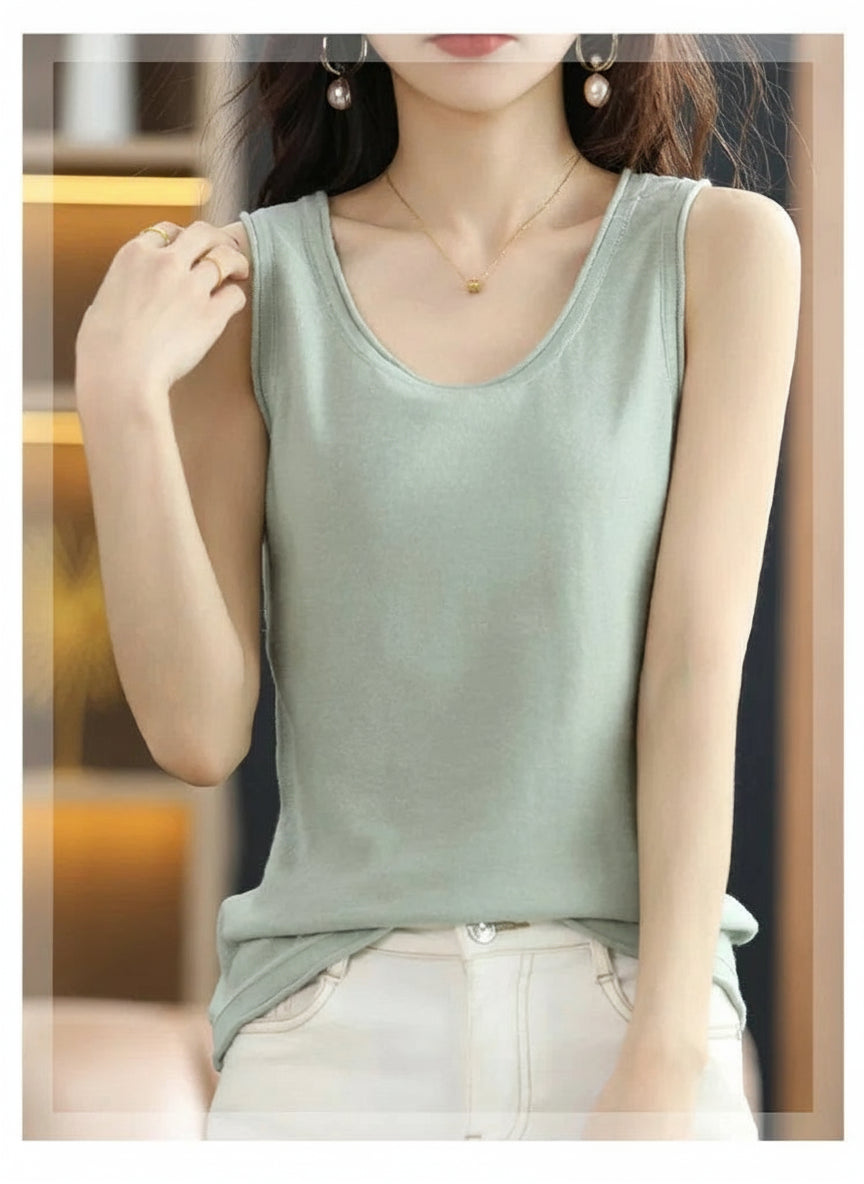Cotton Sleeveless Tank Top