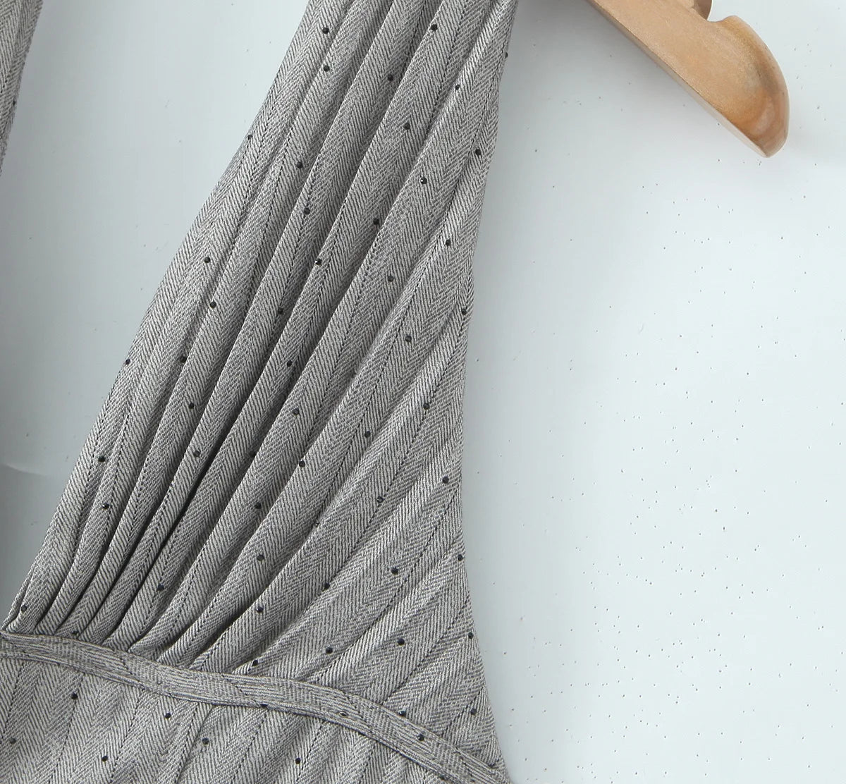 Backless Halter A-Line Mini Dress