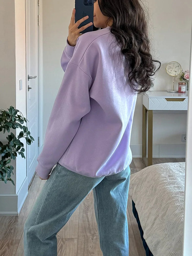 Oversized Cotton Sweatshirt