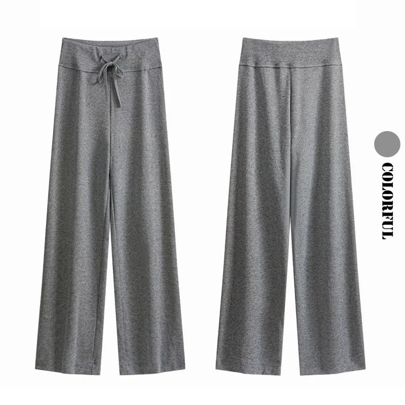 Women’s Wide-Leg Yoga Pants with Pockets