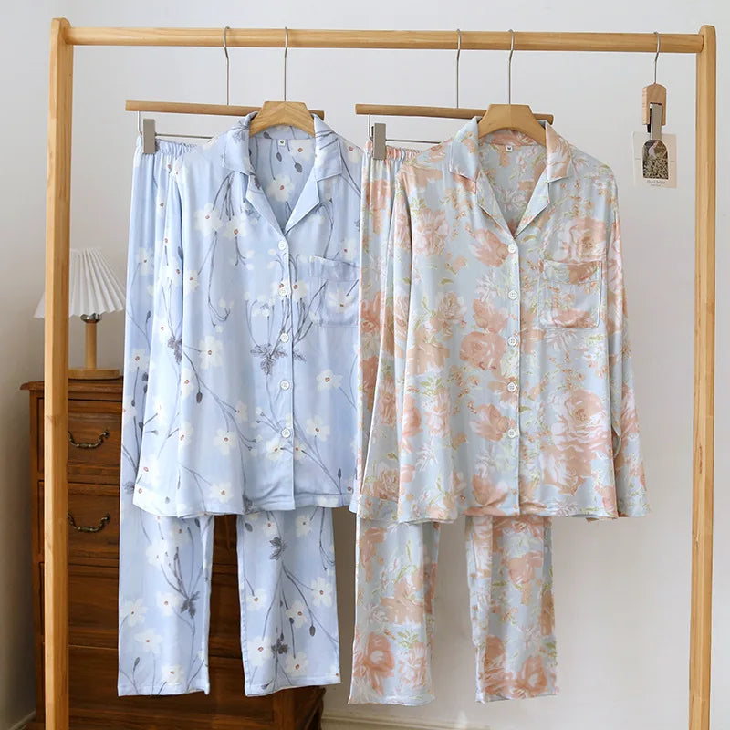 Women’s Cotton-Silk Pajama Set