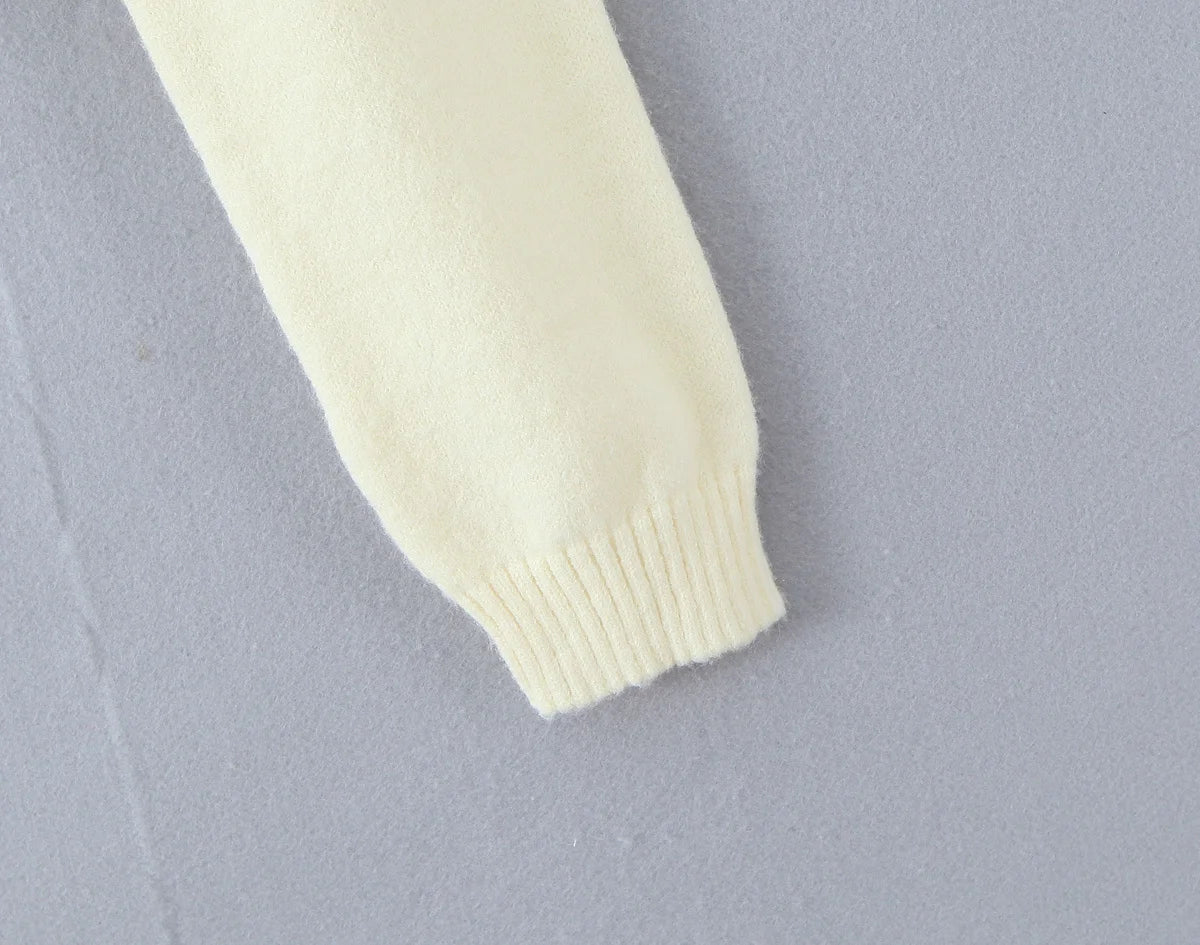 Cherry Embroidered Knit Cardigan